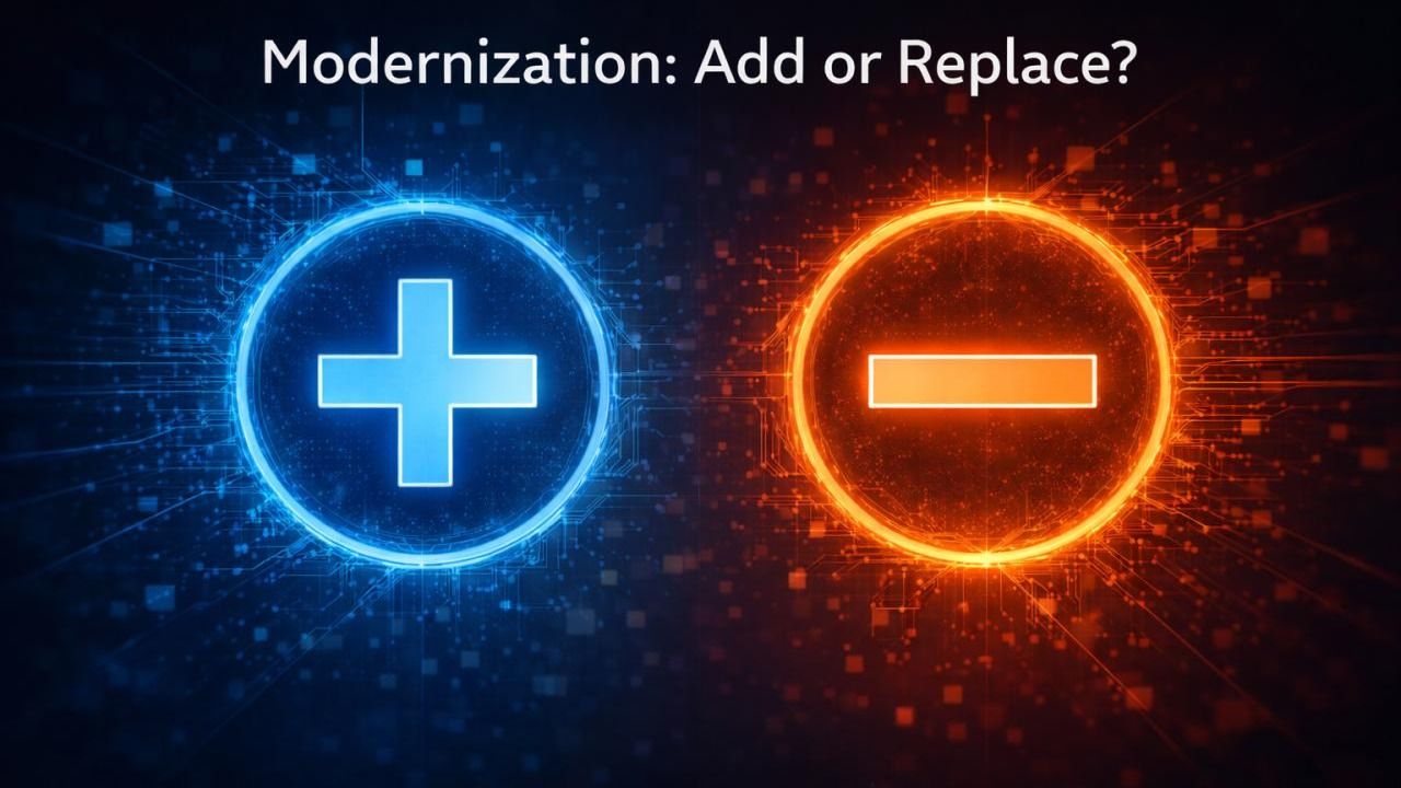 Plus and minus symbols: add or replace
