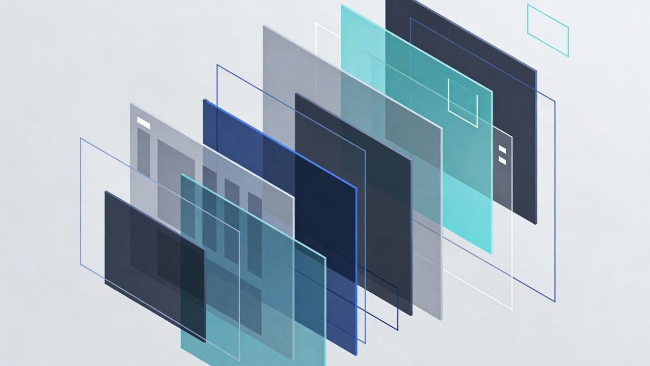 Layered translucent panels